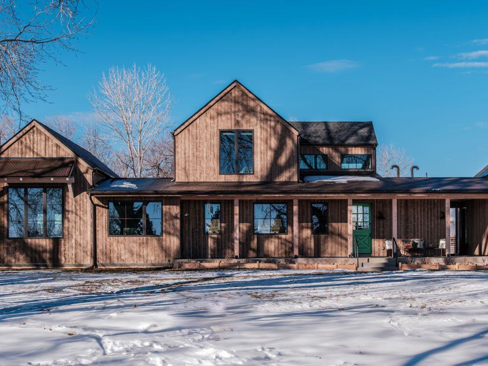 Wood Plank Custom Home in Boulder, Colorado