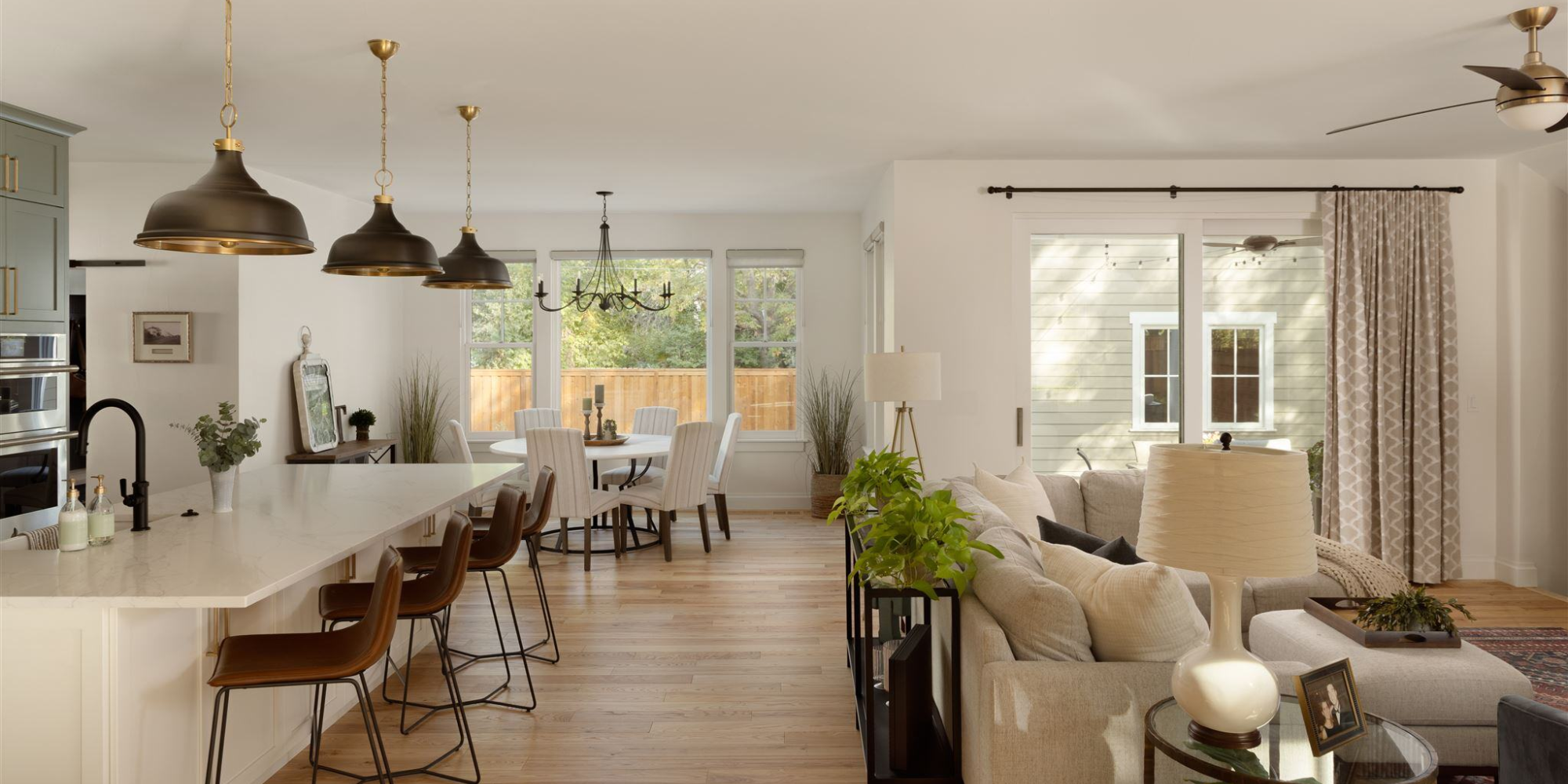 updated home with open concept kitchen 
