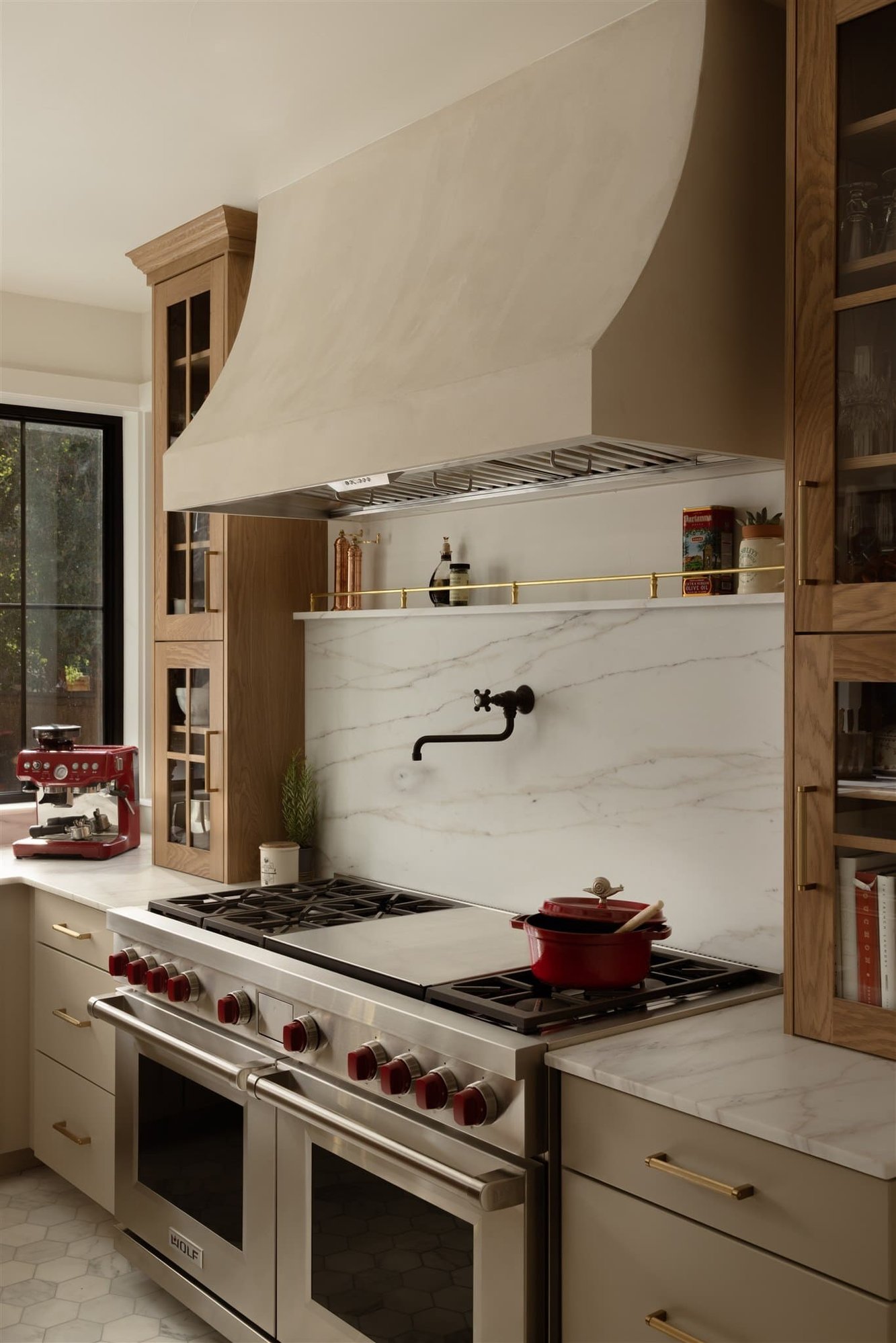 garfield ave kitchen remodel custom roman clay hood surround garfield ave kitchen remodel custom roman clay hood surround