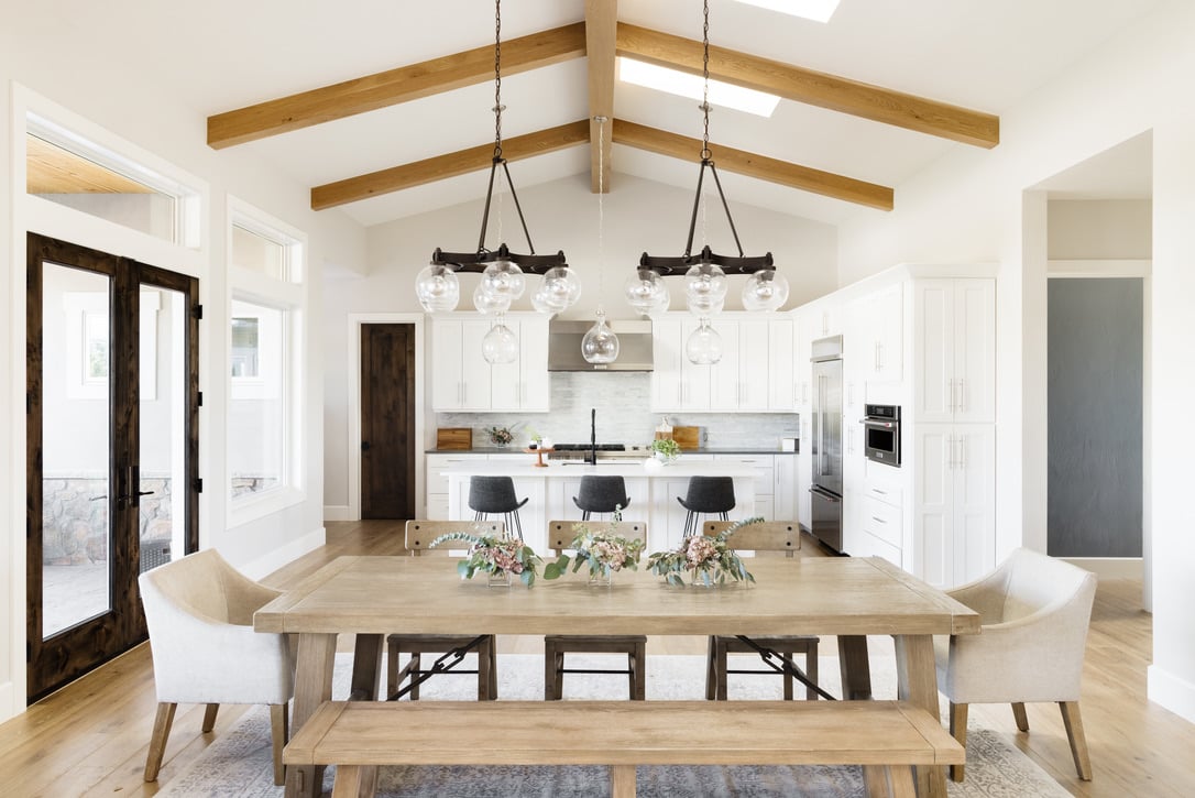 louisville custom home build contemporary kitchen