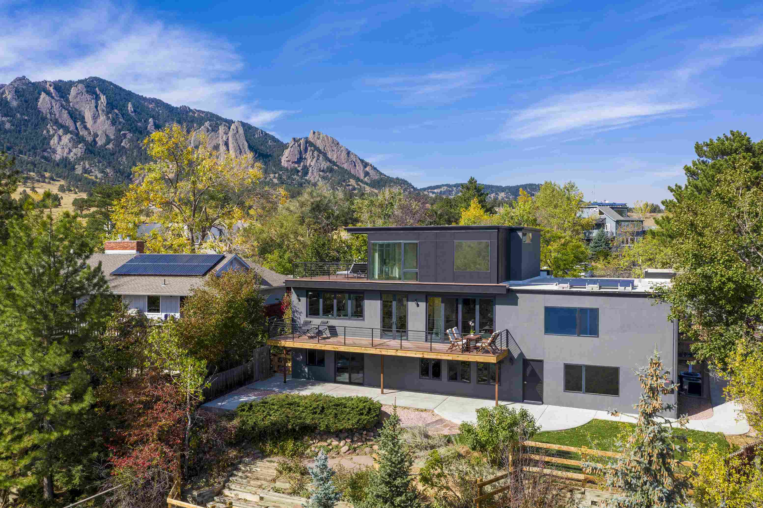 Custom Home Exterior in Boulder County, Colorado